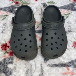 Grey Crocs Men’s size 7 or Women’s size 9